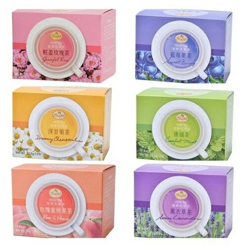 曼寧 薰衣草茶/洋甘菊茶/輕盈玫瑰茶/康福茶/藍莓果茶/玫瑰蜜桃果茶 15入/盒(小盒)