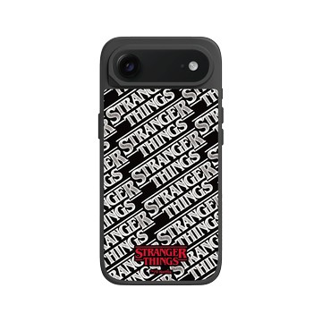 iPhone Air SolidX 黑 - Stranger Things - 黑白 LOGO 款