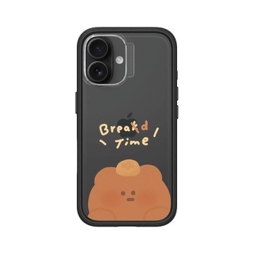 iPhone 16 Mod NX 黑 - 布朗尼 annnbrownie - 麵包派對（麵包熊款）