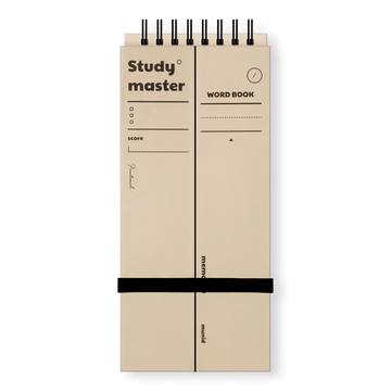 munid 智能單字記憶本 淺褐色 1個