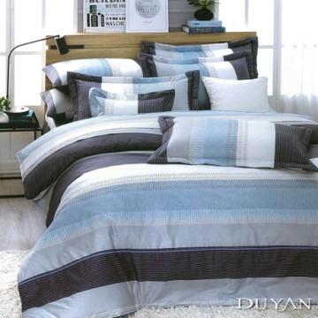 DUYAN竹漾-100%精梳棉-雙人加大六件式床罩組-光河之歌 台灣製