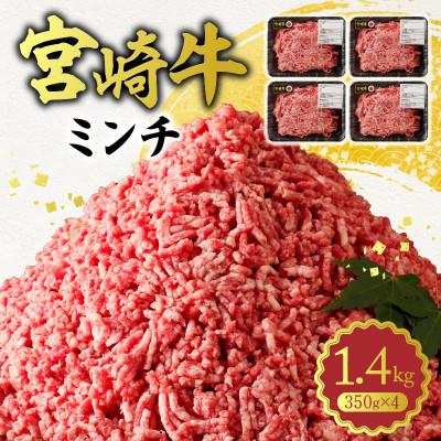 ふるさと納税 延岡市 A4〜A5 小分け 合計1.4kg(350g×4パック)