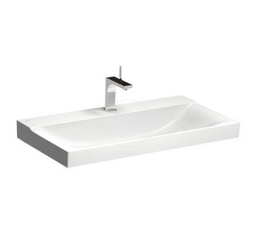 【麗室衛浴】瑞士GEBERIT 500.531.01.1 Xeno²系列 可壁掛檯面面盆(90x48cm)