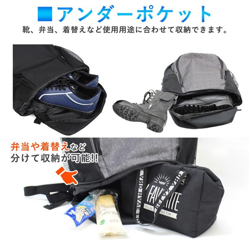 良品★通勤・通学に最適☆PORTER タイム リュックサック ネイビー　二層式