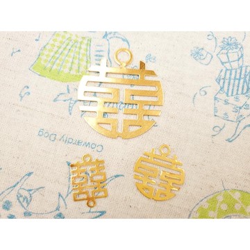 {布布村}復古囍字 DIY裝飾 古風飾品配件