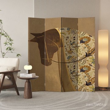 😊可開髮票 款式多樣 法式中古馬到成功屏風隔斷客廳入戶沙髮背景可移動中國風折疊折屏