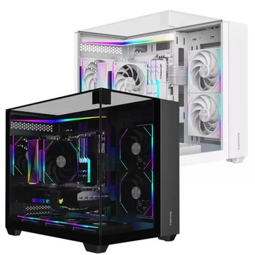 黑色機殼 TrendSonic 翰欣 G650 海景房 ARGB 三面鋼化玻璃電競機殼