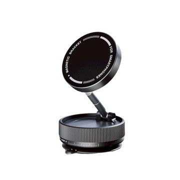 【ibits】K10 車用真空磁吸手機支架 吸盤式吸附 多角度調節 N52銣磁 汽車導航