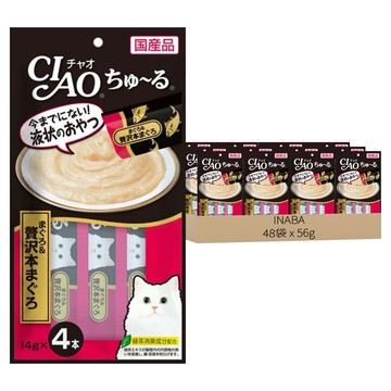 INABA CIAO 啾嚕 肉泥  鮪魚  56g  48袋