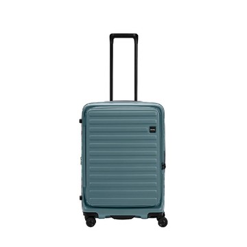 升級版【LOJEL】CUBO 26吋前開擴充防盜拉鍊擴充箱 岩石藍