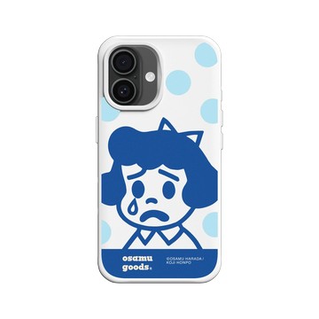iPhone 16 SolidX 白 - OSAMU GOODS - 大圓點系列-Betty