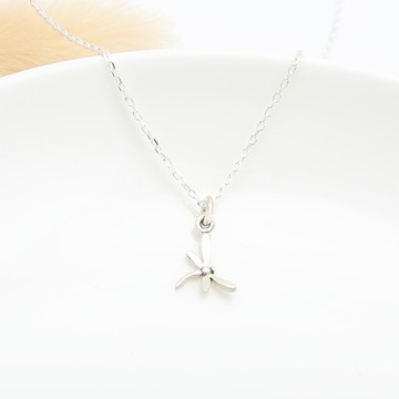 【Angel & Me】迷你 蜻蜓 s925 純銀 項鍊 生日 情人節 耶誕 禮物