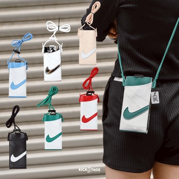 NIKE PREMIUM PHONE CROSSBODY 五色 運動 休閒 皮革 可觸控 手機包 斜背包【HF3618】