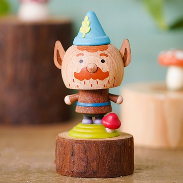 【矮人精靈】彈簧公仔 桌面擺飾 | Wooderful life