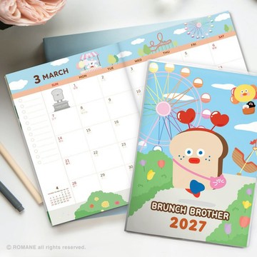 【6/26－7/31 預購89折】JzFun / 早午餐兄弟 2027月計劃本