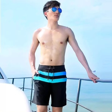 Biki比基尼妮泳衣,韓風W世代雙色男泳褲沙灘(M-2XL)