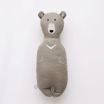 台灣黑熊刺繡玩偶抱枕