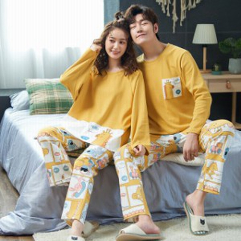 ルームウェア セットアップ 部屋着 ペアパジャマ 上下セット レディース 0カップル 春 メンズ 可愛い 秋 結婚プレゼント 通販 Lineポイント最大1 0 Get Lineショッピング