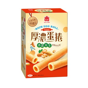 義美 厚濃蛋捲152g (花生)