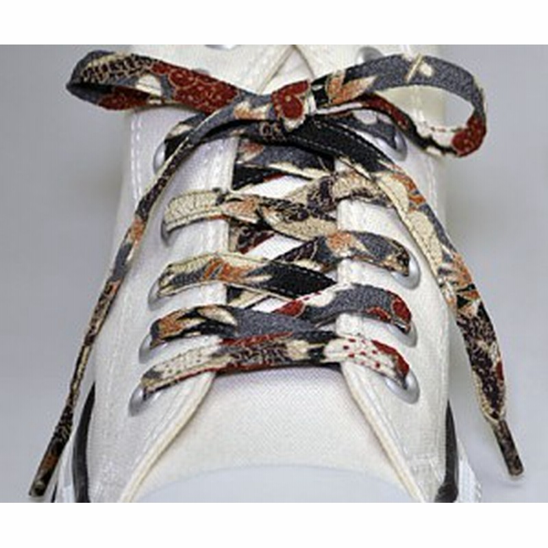 メール便 和柄靴紐ノーマル スニーカー用靴ひも おしゃれな平紐 色柄多数ちりめんメンズレディースクツヒモ 日本製シューレース 色276 通販 Lineポイント最大1 0 Get Lineショッピング