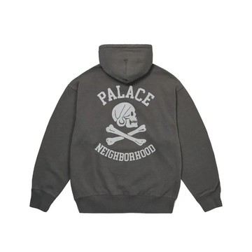 AirRoom正品現貨 2025AW PALACE NEIGHBORHOOD SKULL ZIP 聯名 骷髏 連帽 外套