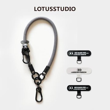 LOTUS STUDIO積雨灰眼睛系列手繩戶外背帶手機貼片掛環防丟神器
