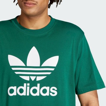 adidas TREFOIL 綠色 愛迪達 上衣 男款 短袖上衣 運動 三葉草 亞規 IR7976
