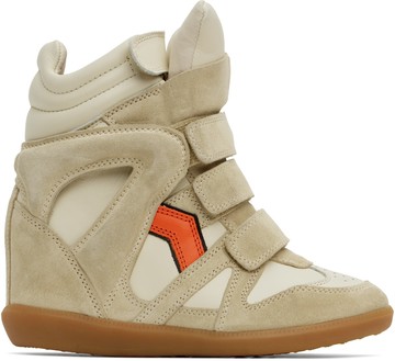 Isabel Marant 驼色 Bekett 高帮运动鞋