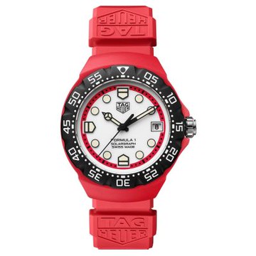 TAG HEUER 豪雅 F1系列Solargraph太陽能石英腕表(WBY1161.8086)x紅橡膠x38mm
