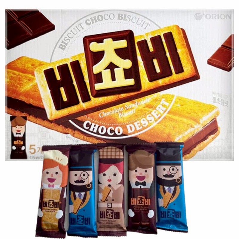 125g x 4個 チョコビスケット ビチョビ チョコビスケット 韓国の人気