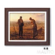 名画額縁 フレームセット ミレー 「晩鐘」 433×525×50mm 壁掛けひも付き