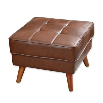 【班尼斯】小次郎家族Kojiro皮革沙發【椅凳】-咖啡色