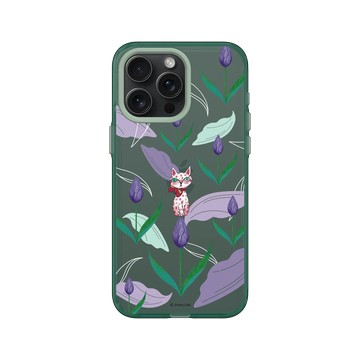 iPhone 15 Pro Max Clear 憂墨綠 - 幾米 Jimmy Liao - 遺失了一隻貓-鬱金香