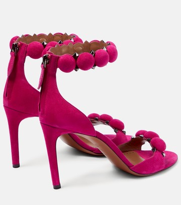 Alaïa La Bombe suede sandals