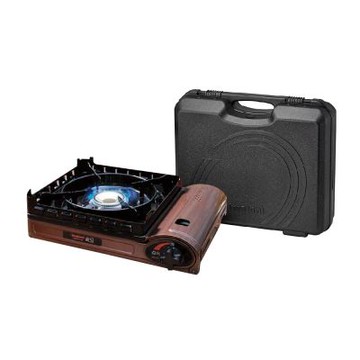 日本岩谷 Iwatani KAZE 風丸 超防風 磁式 瓦斯爐 咖啡色 熱值3.5kw /台 CB-KZ-2 (附收納盒)