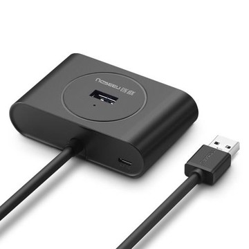 綠聯 20291USB分線器 綠聯usb分線器3.0一拖4口HUB集線器線長1米