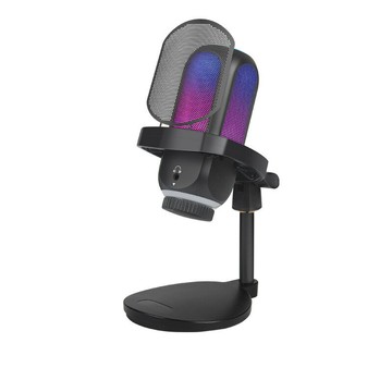 電競游戲麥克風USB電腦錄音話筒 帶防噴網套裝RGB燈光電容麥克風【宜家良品百貨】