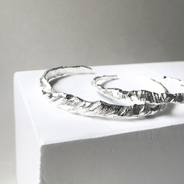 山巒手環 Mountain Bangle 情侶手環 925純銀
