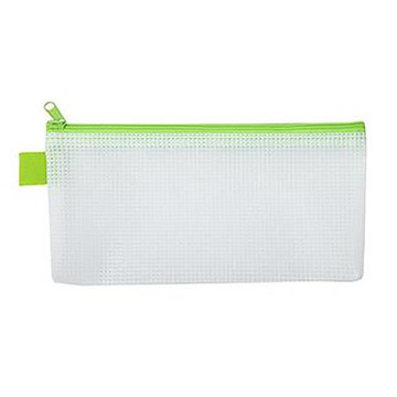 連勤 LANCHYN PEVA環保立體網狀拉鍊袋/LCM-01/票據用/綠