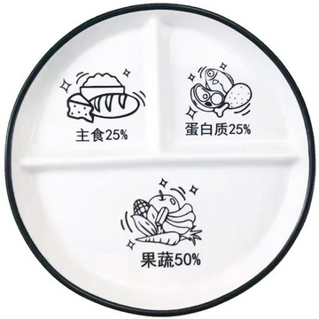 戶外必備✨211餐盤🍽️｜防滑耐用，露營野餐必選🔥分餐盤分格餐盤早餐盤減脂盤子大人211定量盤一人食減脂餐盤定製 TYR
