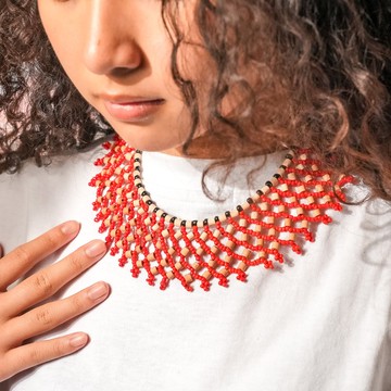 【原風藝站】情網串珠頸鍊 | 原住民 族服 台灣印象 豐年祭