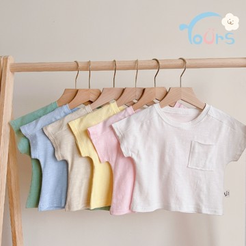 【YOUrs優兒思】棉甜口袋寶寶上衣 台灣製童裝 寶寶衣服 嬰兒衣服 兒童衣服 兄妹裝 童裝 男童上衣 女童上衣