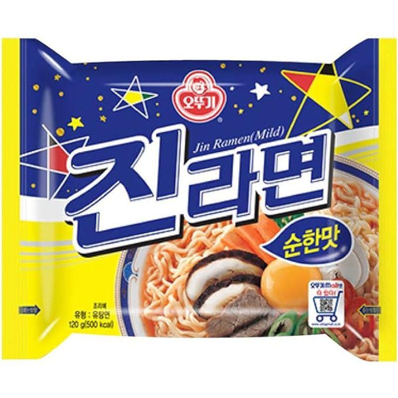 オットギ ジンラーメン(純味)120g 韓国食品韓国食材韓国ラーメン インスタントラーメン袋ラーメンラーメン 美味しいラーメン