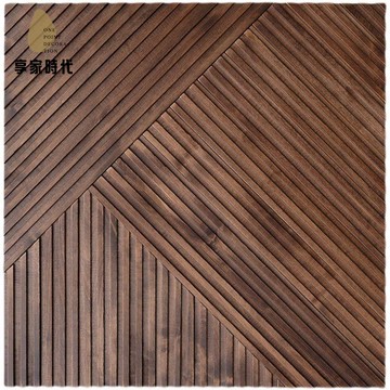 免運 實木馬賽克木線條細木條小板 木格柵柵格板 客廳電視背景墻裝飾J1223