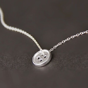 925純銀項鍊 吊墜-日韓經典簡約首選母親節情人節生日禮物女飾品73gj129【獨家進口】【米蘭精品】