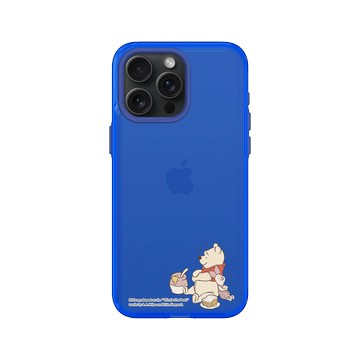 iPhone 15 Pro Max Clear 激光藍 - 迪士尼-小熊維尼 Disney Winnie The Pooh - 溫馨早午餐
