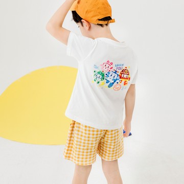 OB嚴選 POLI 波力．純棉機器人印花上衣 《IP0033》