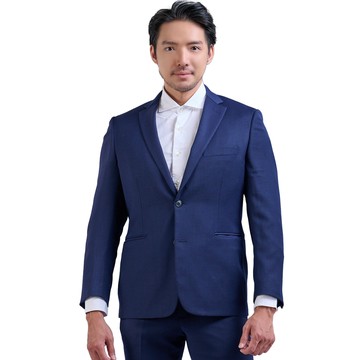 per-pcs 英式質男細格商務西裝_藍(819301)