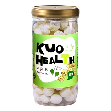 郭老師 寶寶米果球 適合8個月以上寶寶 100%台灣好米  菠菜口味  40g  1罐