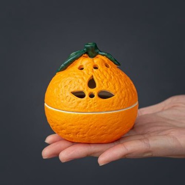 陶瓷盤香爐大吉大利香薰爐沉香檀香家用室內香道家居擺件丑橘香器